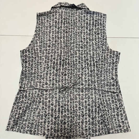 Ann Taylor Loft NWT Wrap Sleeveless Shirt SZ 10 - Picture 3 of 7